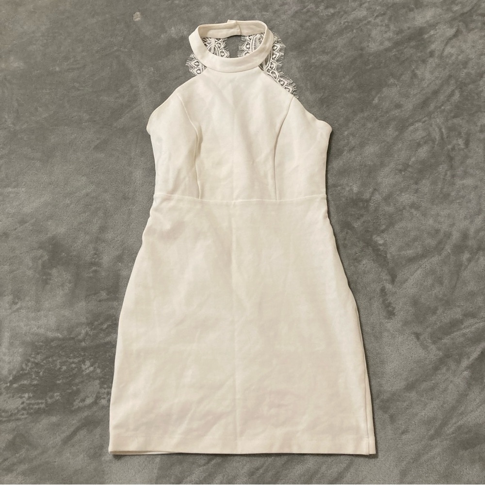 Lulu's Ivory Lace Dress